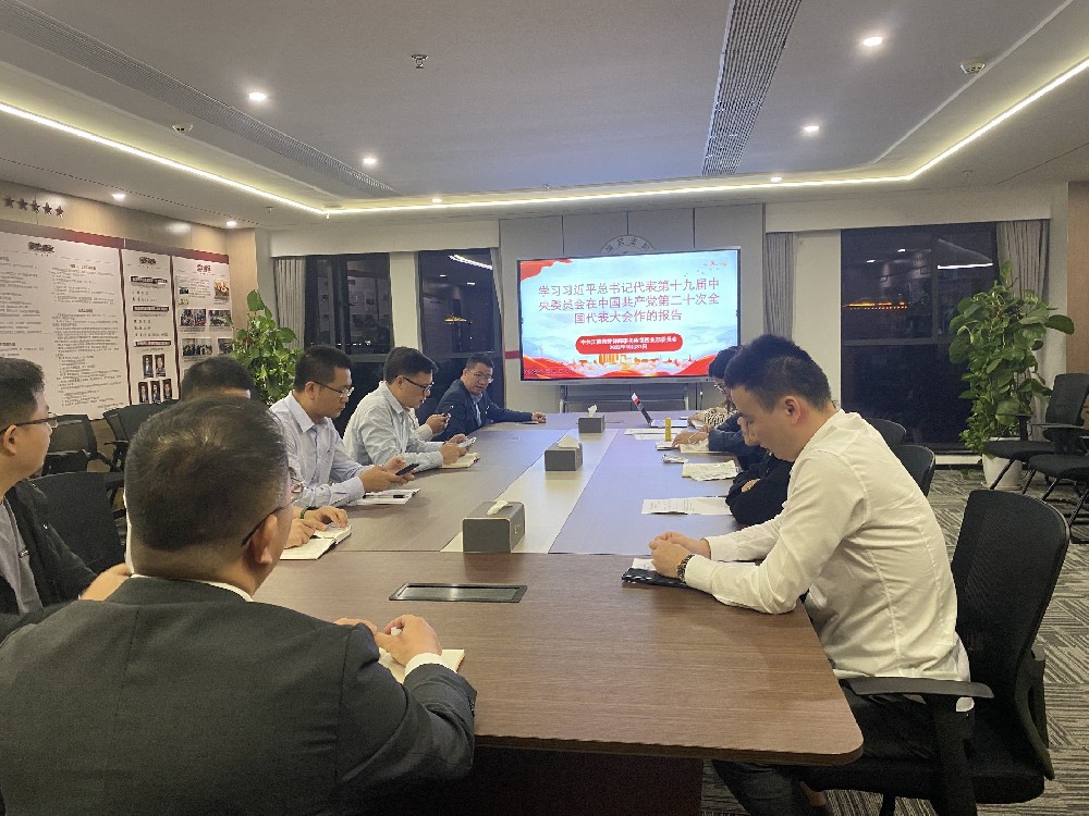 南芳所第四党支部召开党的二十大专题学习会