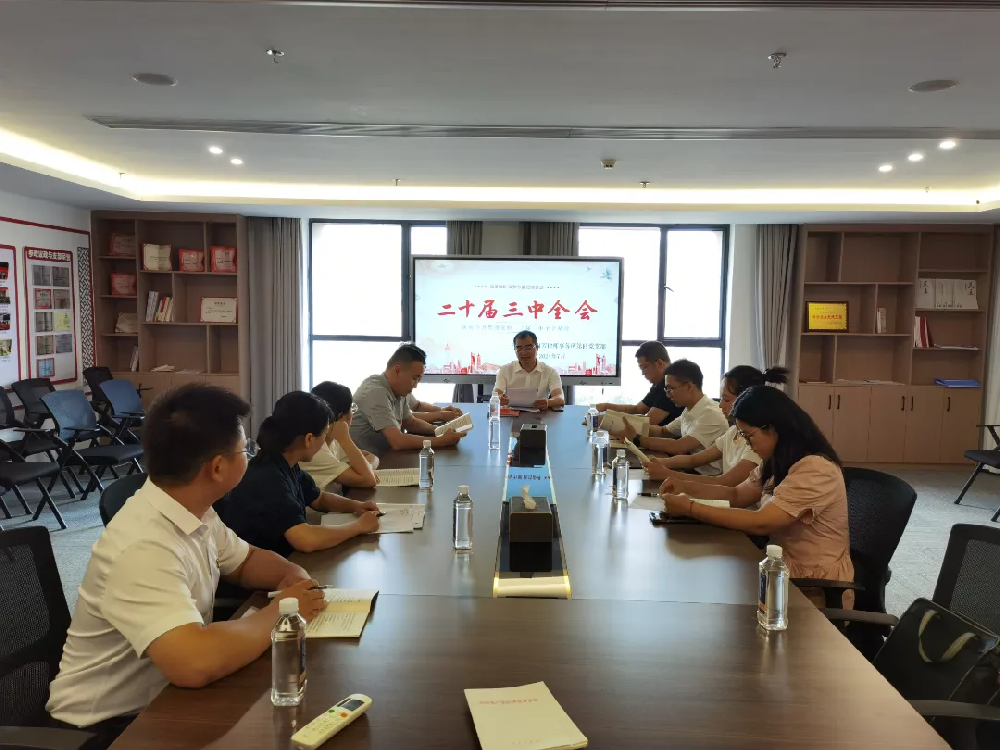 南芳所第四党支部传达学习党的二十届三中全会精神