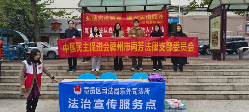 民进南芳法律支部开展宪法宣传活动